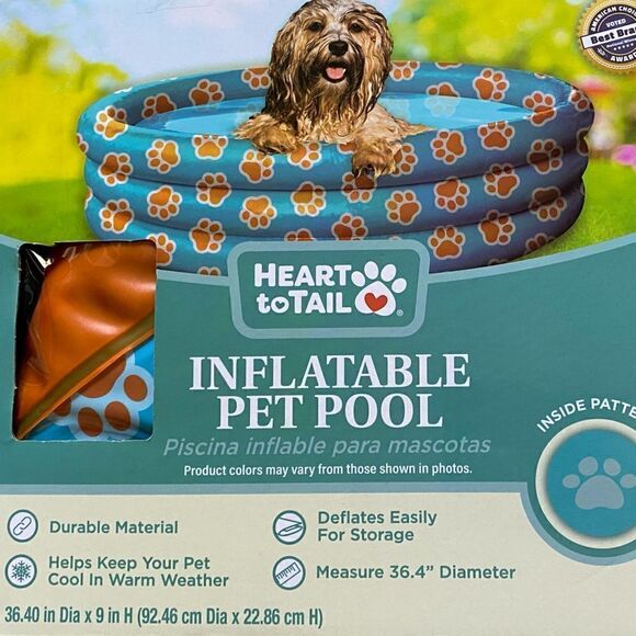 Heart To Tail Pet Inflatable Pool - Picture 4 of 4